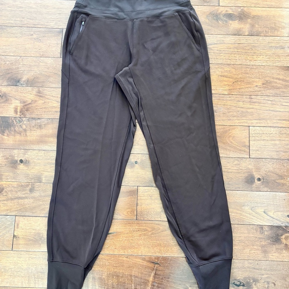 Athleta Venice High Rise Jogger Pants Brown